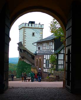 Wartburg Castle entrance