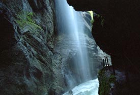 Partnach Gorge or Partnachklamm, Germisch-Partenkirchen, Germany