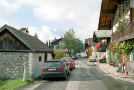 Residential street in Germisch