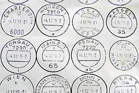 Stasi postmarks