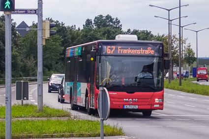 Bus 67 to Frankenstrasse, Nuremberg