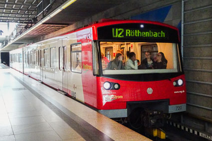 Nuremberg U-Bahn U2 train