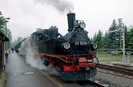 Fichtelbergbahn steam locomotive