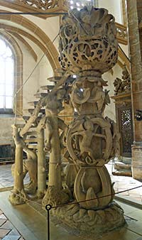 Tulip Pulpit in Freiberg Cathedral