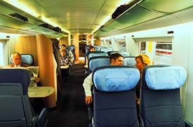 ICE second-class seats