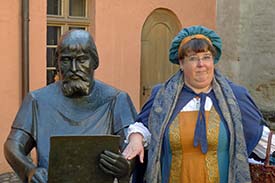 Bettina Brett with Cranach the Elder