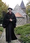 Man in Martin Luther costume
