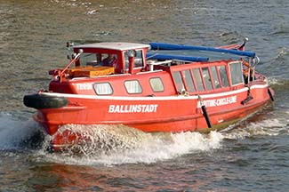 Water bus in Hamburg