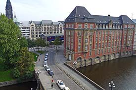 View from Steigenberger Hotel Hamburg