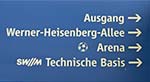 Allianz Arena sign