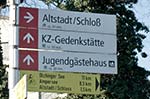 Signs at Dachau station