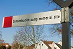Concentration Camp Memorial Site sign
