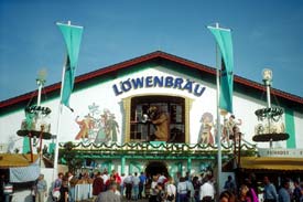 Löwenbräu tent at Munich Oktoberfest