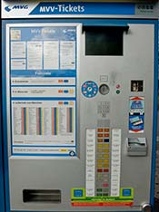 U-Bahn ticket machine