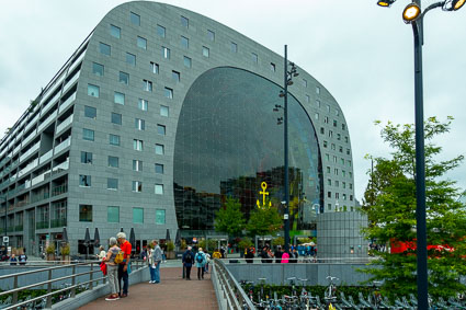 Markthal and bicycles, Rotterdam