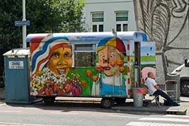 Westersingel - trailer with mural