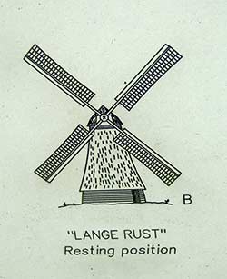 Kinderdijk windmill sign