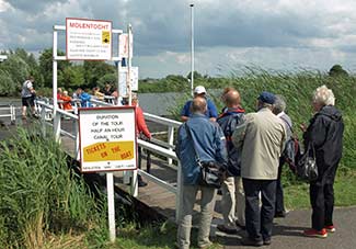 Kinderdijk Molentocht canal boat