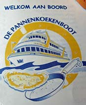 De Pannenkoeken Boot menu