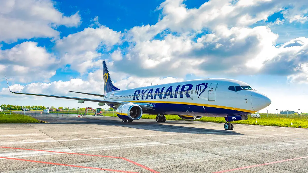 Ryanair 737. Photo courtesy of Ryanair.