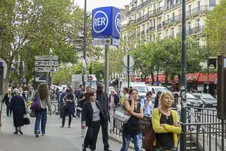 RER station Paris