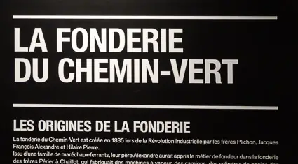 La Fonderie du Chemin-Vert foundry label