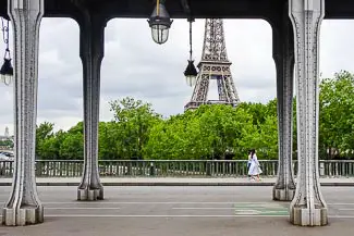 Eiffel Tower from Pont de Bir Hakeim