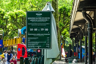 Admission prices at Jardin du Luxembourg playground