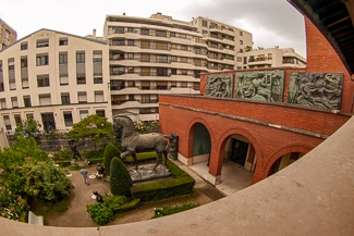 Upstairs view at Musee Bourdelle