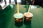Ice cream cups at Parc Montsouris
