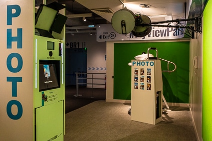 Photography area at FlyView "Fly Over Paris"