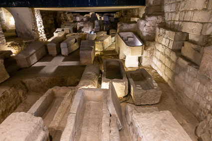 Archaeological Crypt at Saint-Denis Basilica Cathedral