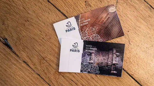 Paris Sewers Museum tickets.