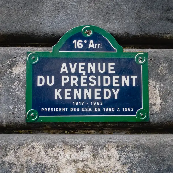 A popular U.S. president has a street named after him in Paris.