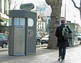 Paris Public Toilets (Self-Cleaning Sanisettes)