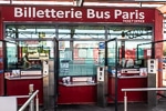 Paris bus ticket office at Beauvais-Tille Airport