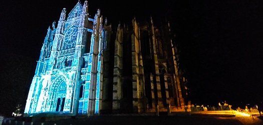 To check the current schedule, inquire at the Office de Tourisme, "Son et lumière" show at Beauvais Cathedral