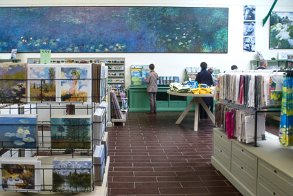 Gift shop in the Maison et Jardins de Claude Monet, Giverny