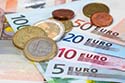 euro banknotes and coins photo