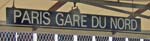 Gare du Nord sign