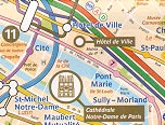 Paris map detail