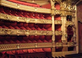 Gilded boxes in Paris Opera Garnier