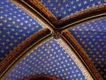 Saint-Chapelle Lower Chapel ceiling