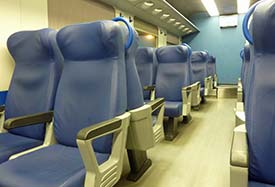 Leonardo Express train interior