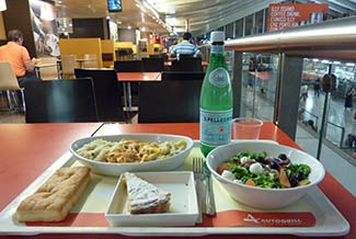 Dinner at Ciao Ristorante in Termini Station