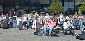 Terravision coach line at Ciampino Airport