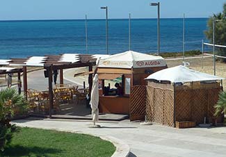 Civitavecchia beach club cafe