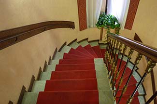 Hotel della Torre Argentina staircase