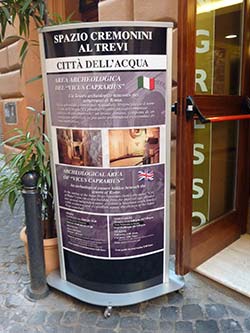 La Città dell'Acqua entrance sign