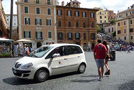 Rome mini-taxi